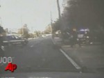 Raw Video: Police Chase Ends in Fiery Crash