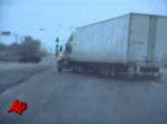 RAW VIDEO: Police Chase a Semi-Truck