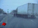 Raw Video: Police Chase Semi-truck