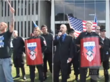 Neo-Nazis Protesting Illegal Immigrants Face Off Against Counter-Protestors in Pomona