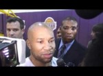 Derek Fisher at Lakers’ volunteer workouts