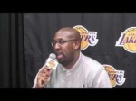 Lakers Coach Mike Brown on where Kobe Bryant fits in the offense