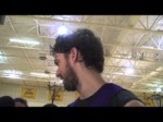 Lakers forward Pau Gasol on playing against Marc Gasol