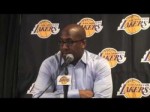 Lakers Coach Mike Brown on Kobe Bryant’s performance in Lakers’ 108-99 win over Houston Rockets