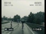 Police Pursuit: Police car chase bicycle on highway in more than 100 KmpH