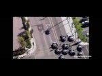 Southern California Police Chase Green Jeep Rims Fall Off (Raw Video)