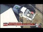 Kansas City Police Chase (February 13, 2015) KSHB | Suspect Killed on LIVE TV!