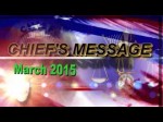 Chief’s Message March 2015